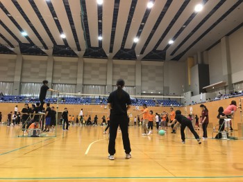 ソフトバレーボール大会に行ってきました。