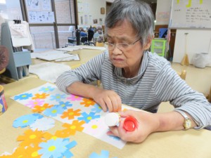 コスモスとおせんべい