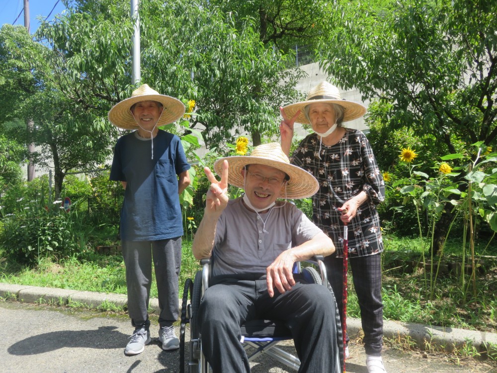 とても良い天気で、外へ行ってきたよ！