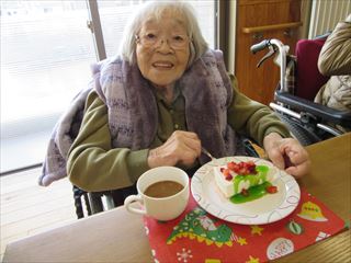 1ヶ月遅れのクリスマス会