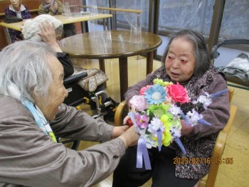 かわいらしいお客さん