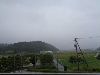 雨で気温ダウン