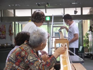 ラスト！流しそうめん