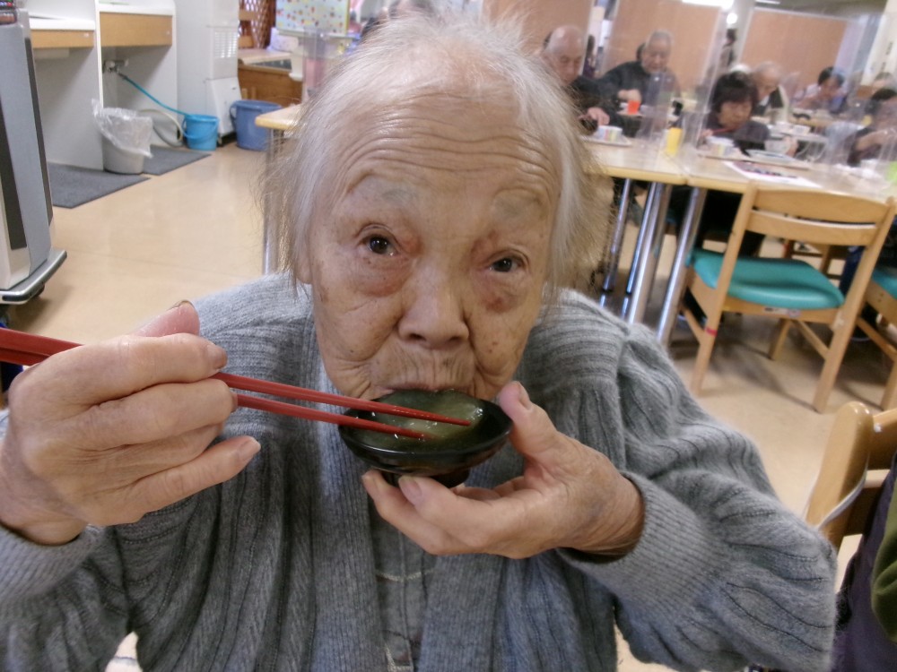 冬瓜の生姜風味を食べて、体が温まったよ！