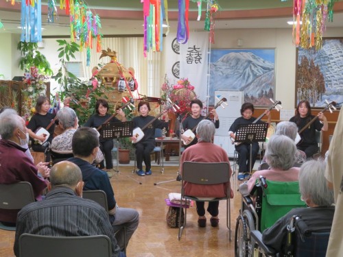 6月三味線ボランティア