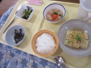 本日の夕食の様子