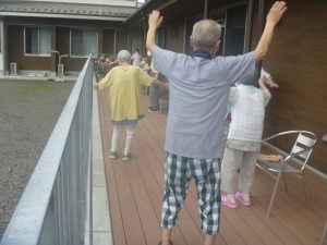 雨の合い間に・・