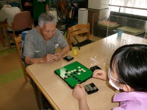 実習生さんと一緒に