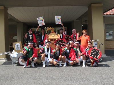 秋祭り告知、神輿！！