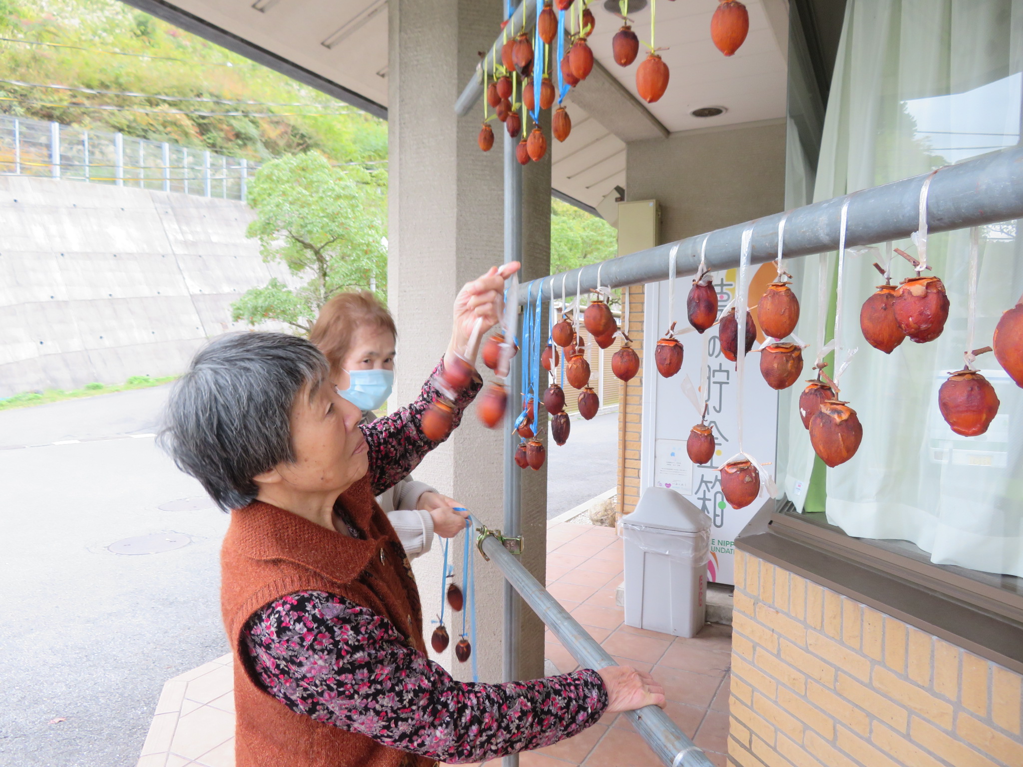 干し柿回収～第一弾！！