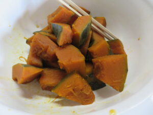 かぼちゃを提供しました。