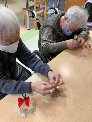 クリスマスのベルを製作　第2弾