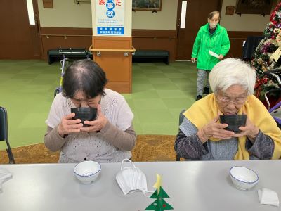 今年最後のお茶会にて