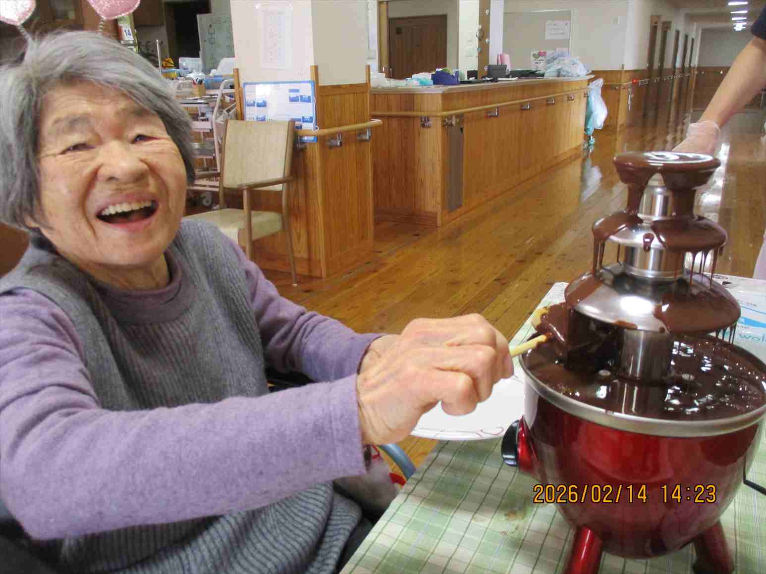 バレンタインチョコフォンデュ