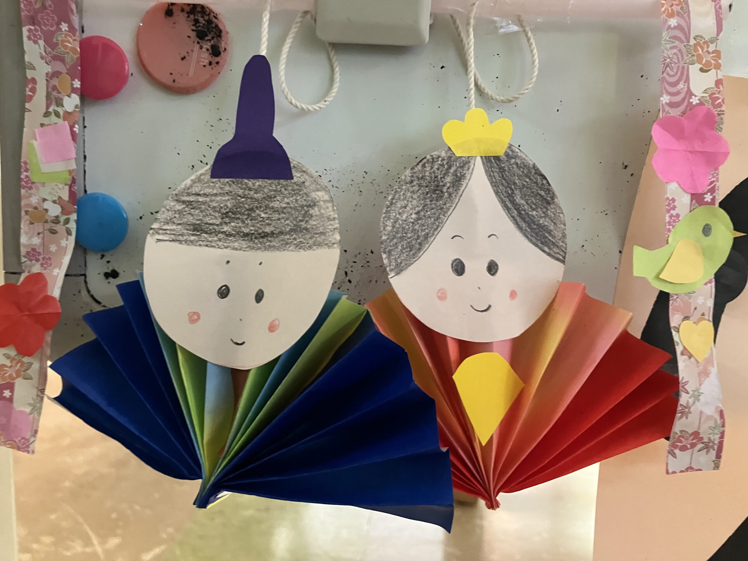 壁掛けひな人形