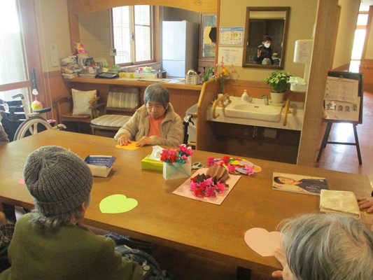 メッセージカード作り