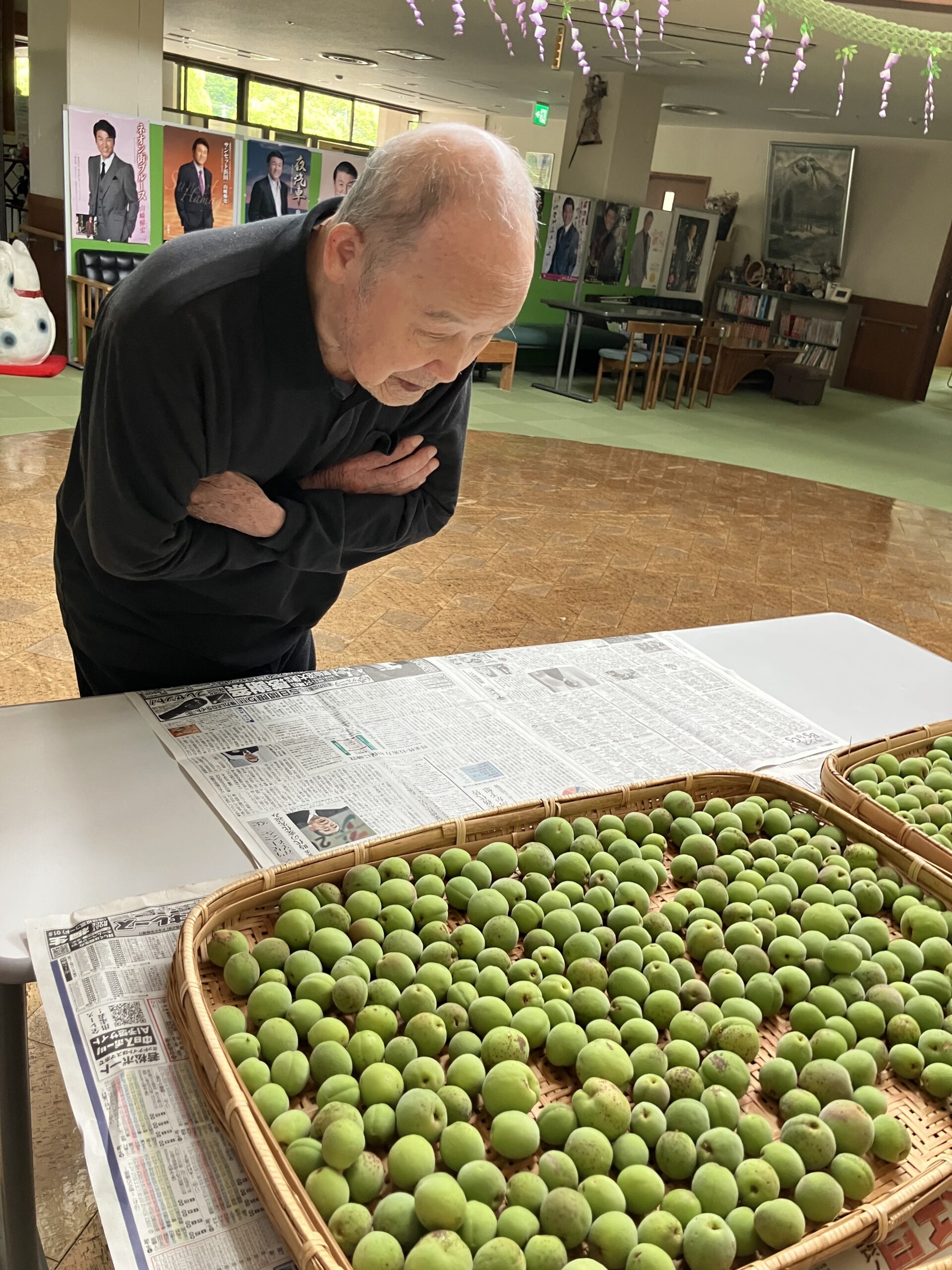 体操と歩行訓練