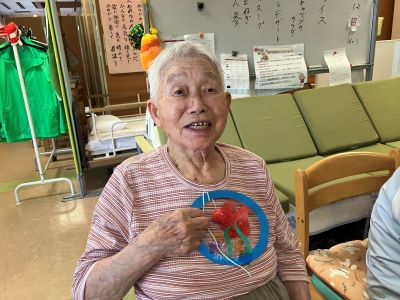 金魚の吊るし飾りづくり