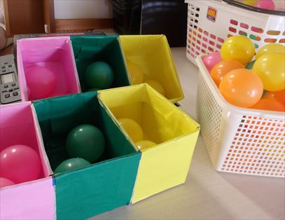 色合わせボールゲーム