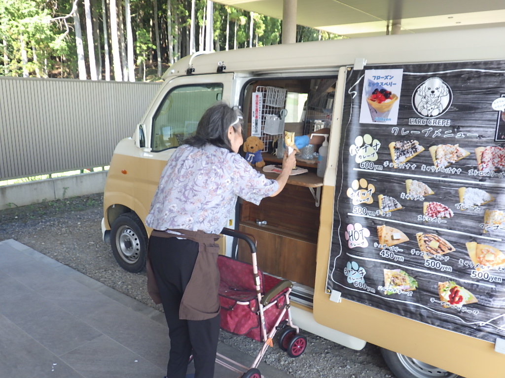 月１回の楽しみクレープ
