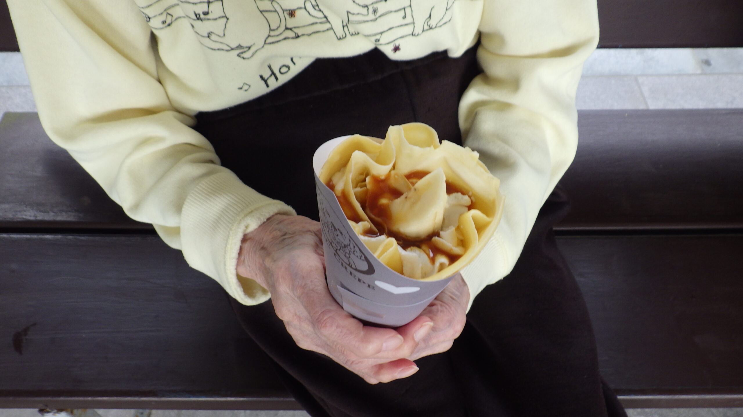 お待ちかねのクレープです！